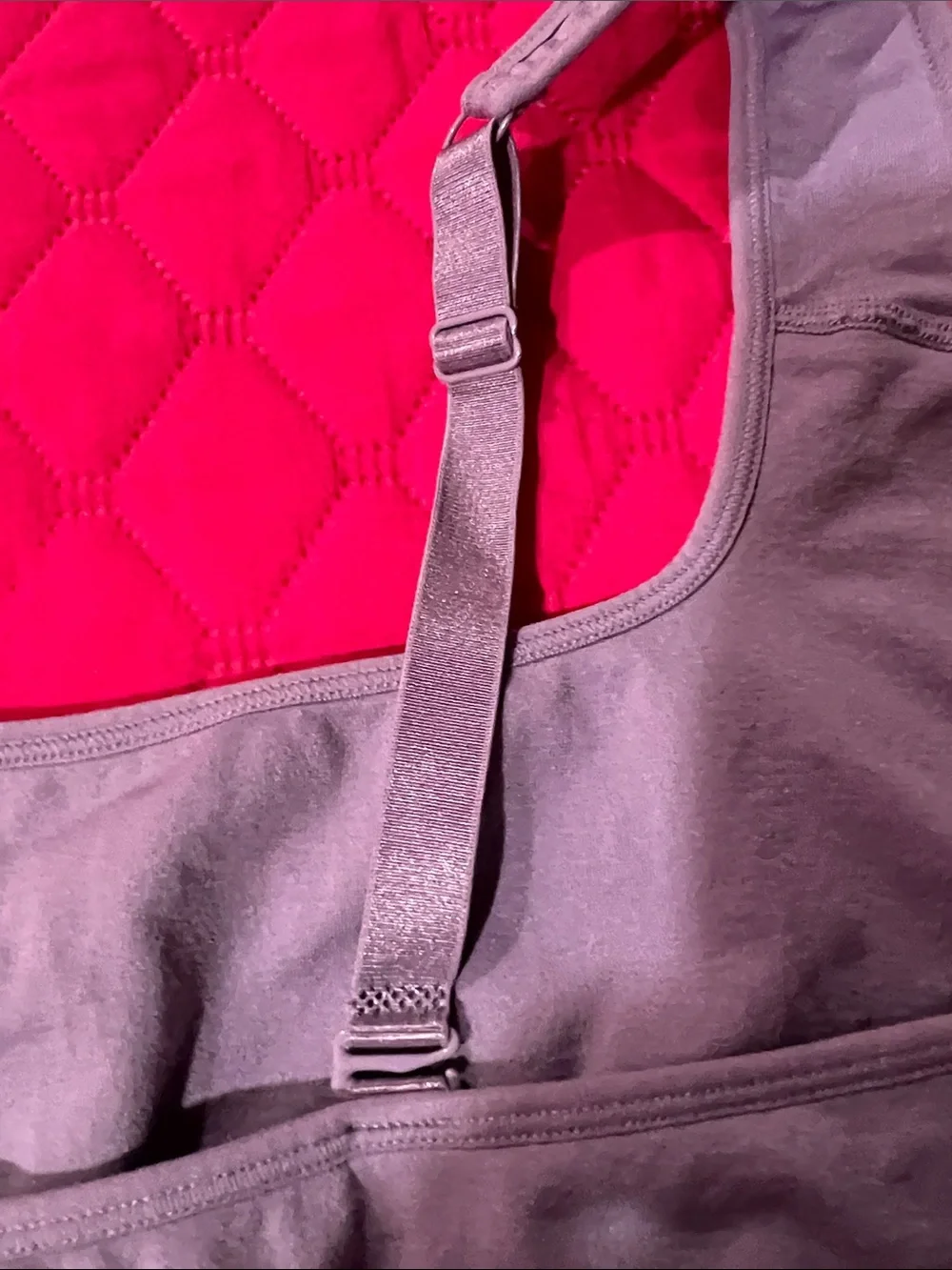 Puma Light Mauve Active One-Piece Sports Bra